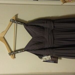 NWT Vintage Alfred Angelo Grey Sequined Dress